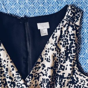 Black and White Cocktail Dress